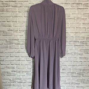 Prolouge Lilac Long Sleeve Midi Dress